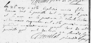 Saint-Pompain, naissance, 18e siècle