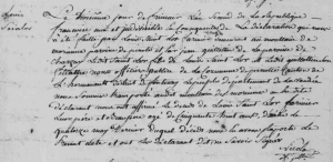 décès, Pissote, 18e siècle