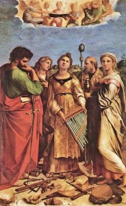 sainte cécile raphael